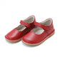 Caitlin Scalloped Mary Jane // Red