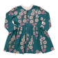 Girls Autumn Dress // Evergreen Buttercup Floral