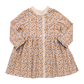 Girls Autumn Dress // Gold Climbing Floral