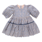 Girls Maribelle Dress // Blue Climbing Floral