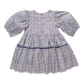 Girls Maribelle Dress // Blue Climbing Floral
