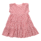 Girls Peachy Dress // Pink Tiny Roses