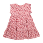 Girls Peachy Dress // Pink Tiny Roses