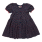 Girls Elizabeth Dress // Navy Carnation