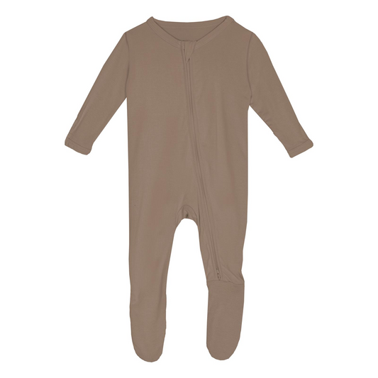 Portabella Footie with 2 Way Zipper