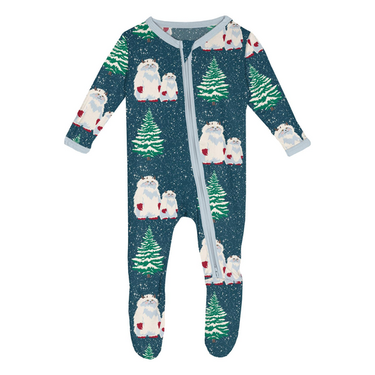 Peacock Yeti Footie