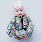 Halloween Treats Footie with 2 Way Zipper