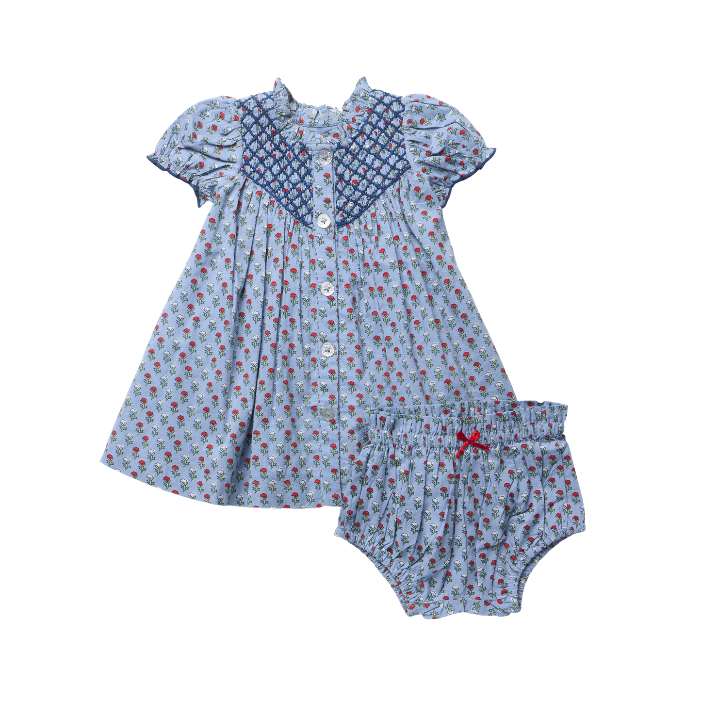 Lucia Dress // Light Blue Carnation