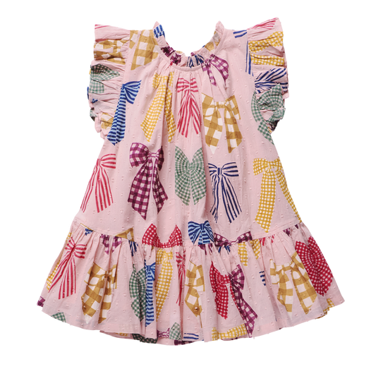 Harper Dress // Patterned Bows