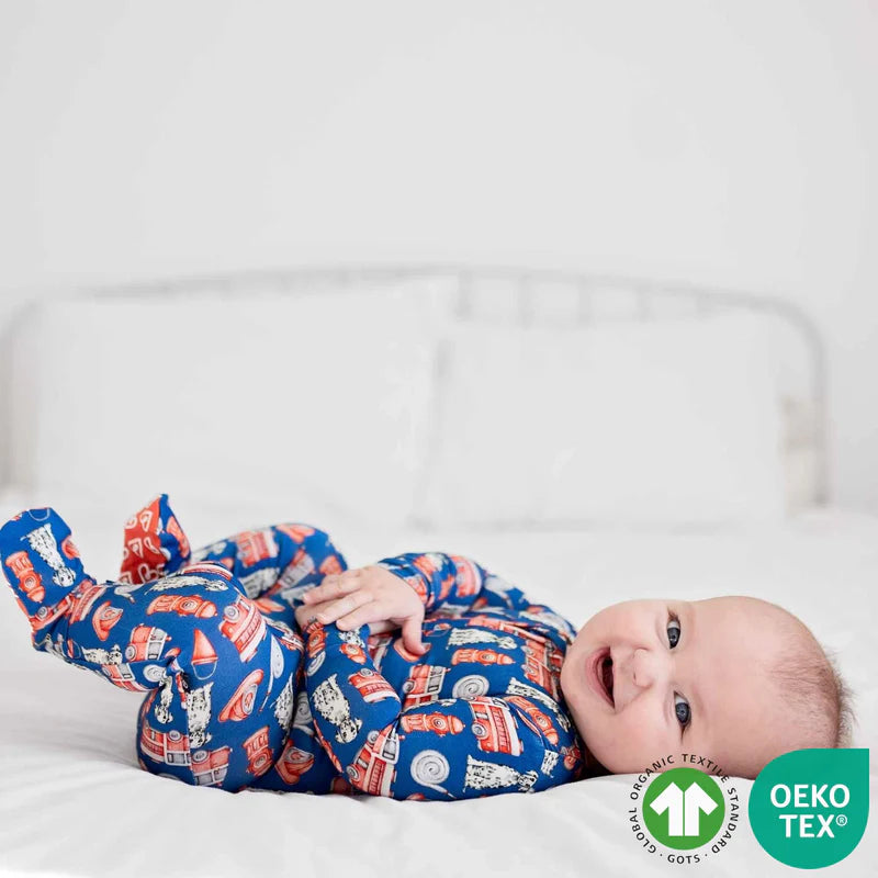 FIreman Zippered Footie