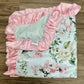 Something Pink Floral Minky Blanket