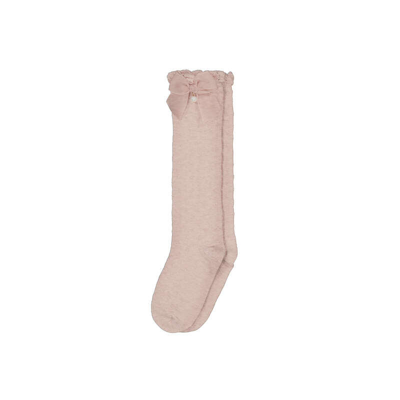 Blush knee high socks