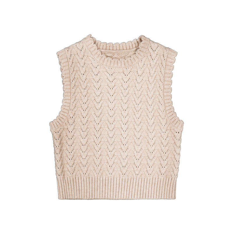Dressy Blouse & Knit Vest 4329-69