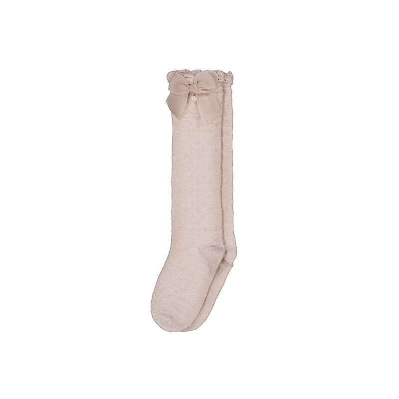 Champagne knee high socks