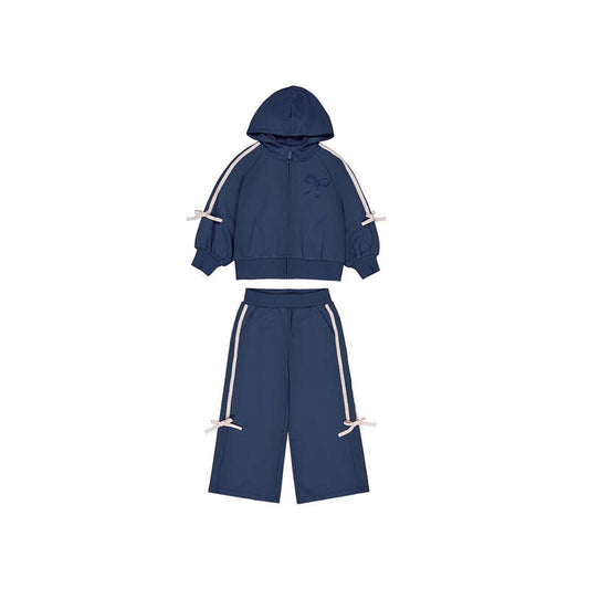 Wide Leg Track Suit // Navy 4814-70