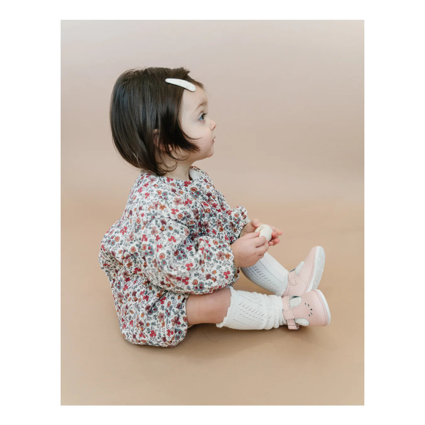 Dottie Scalloped T-Strap Mary Jane (Baby)- Pink