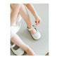 Chloe Scalloped Mary Jane // White