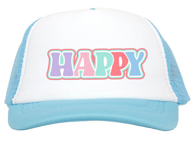 Happy Pastel Trucker Hat