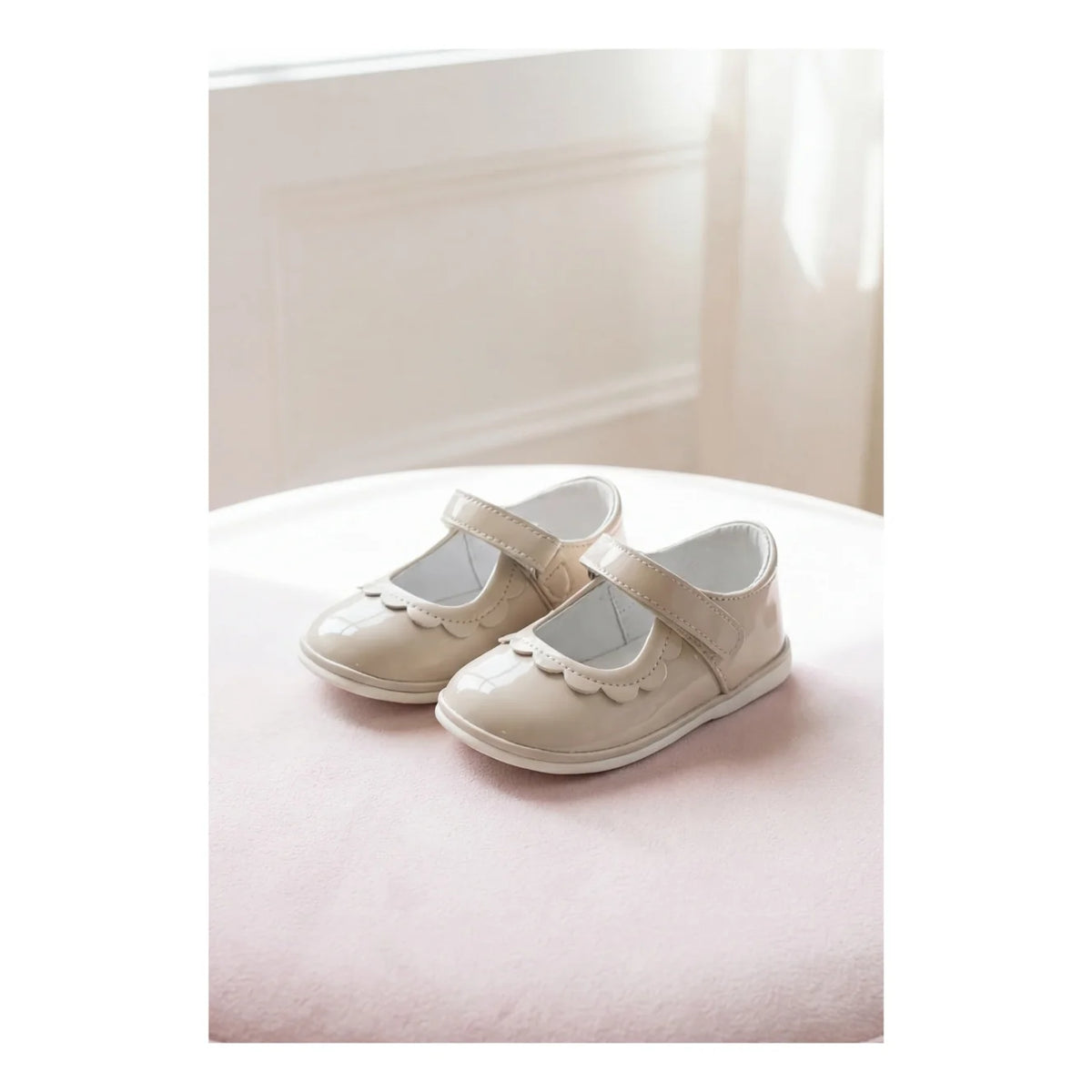Juliette Petal Mary Jane // Patent Cream