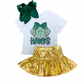 Hawks Football on Boxy Tee