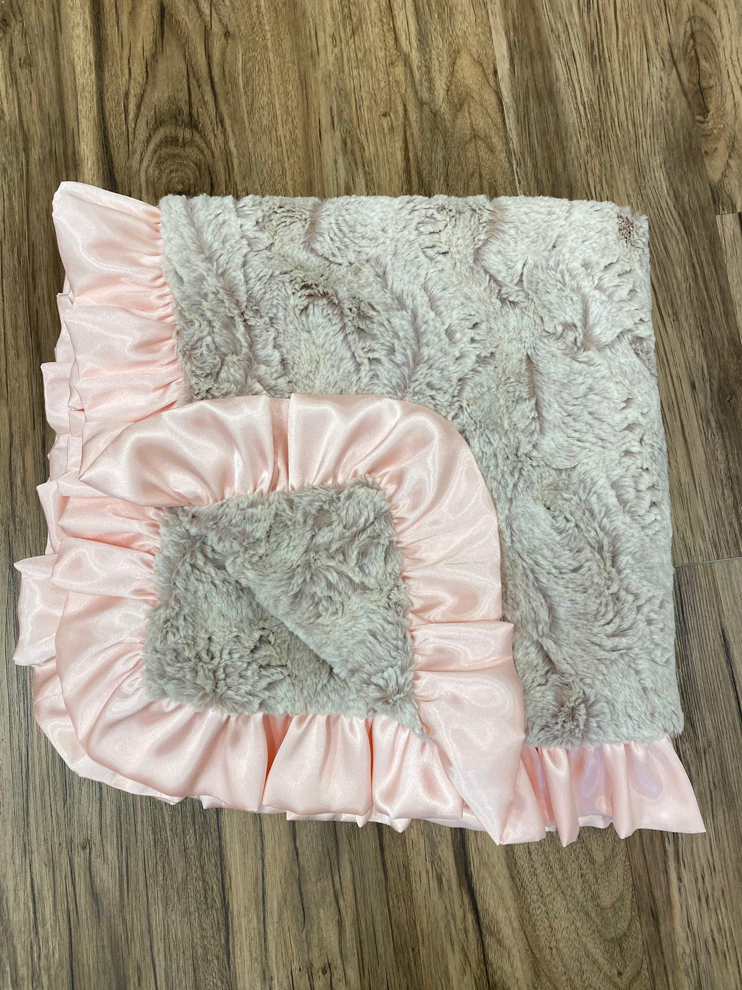 Teddy Bear Solid Minky Blanket