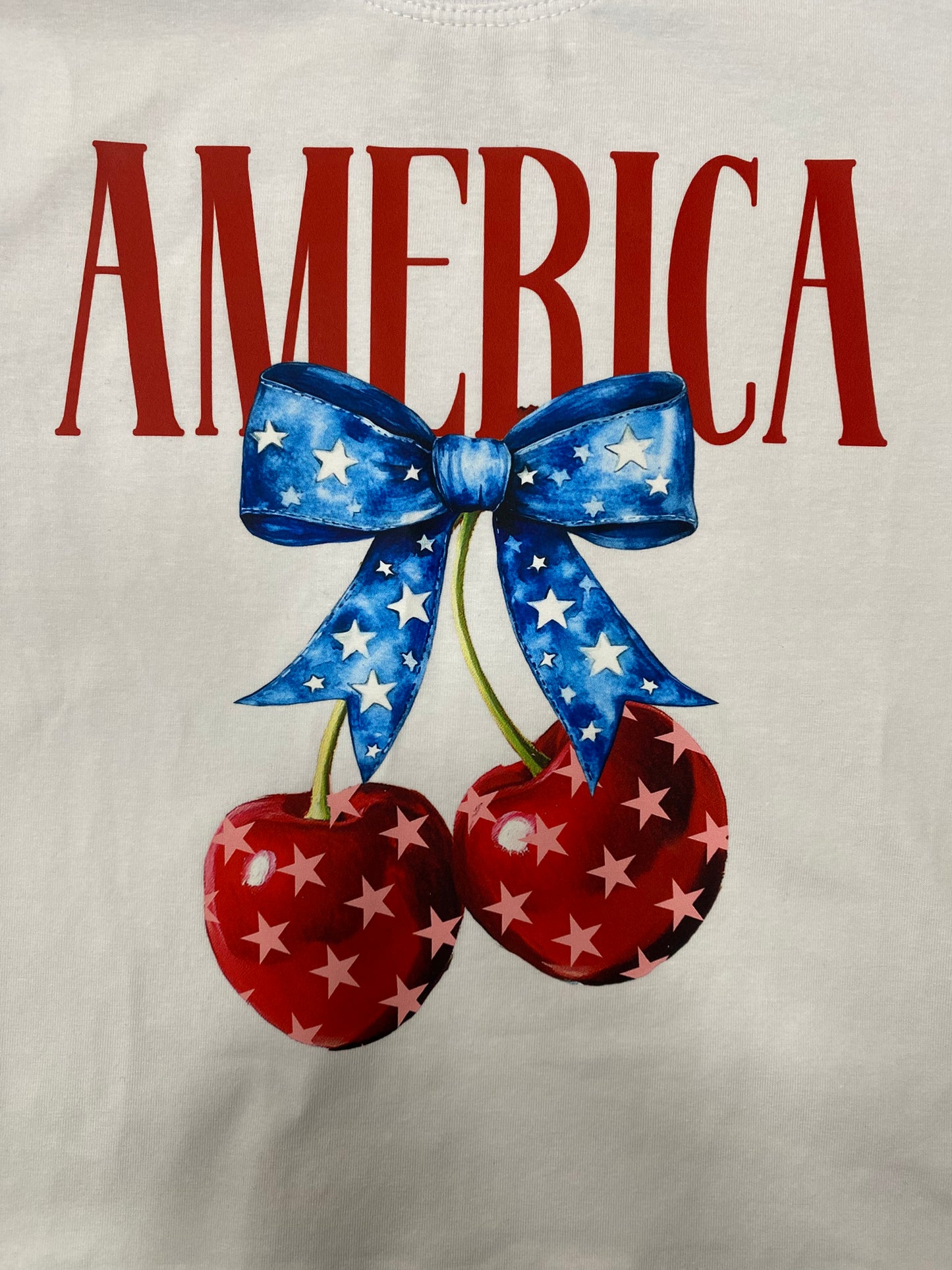 America // Cherry Graphic Boxy Tee