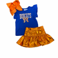 Floral Bobcat Ruffle Tee