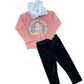Checkered pumpkin sweatshirt