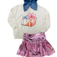 3 pumpkin and Bows Sweatshirt