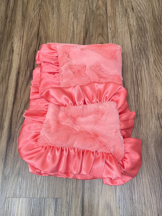 Coral Minky Blanket