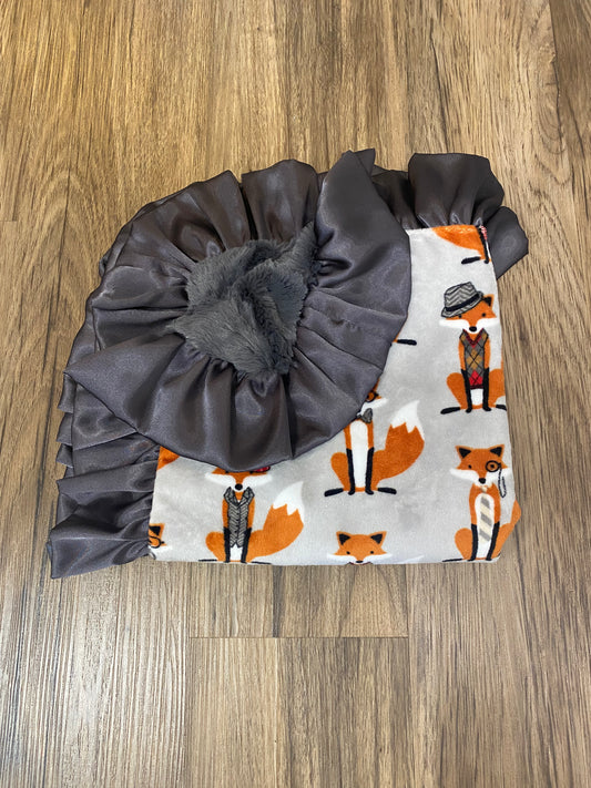 Mr Fox Minky Blanket