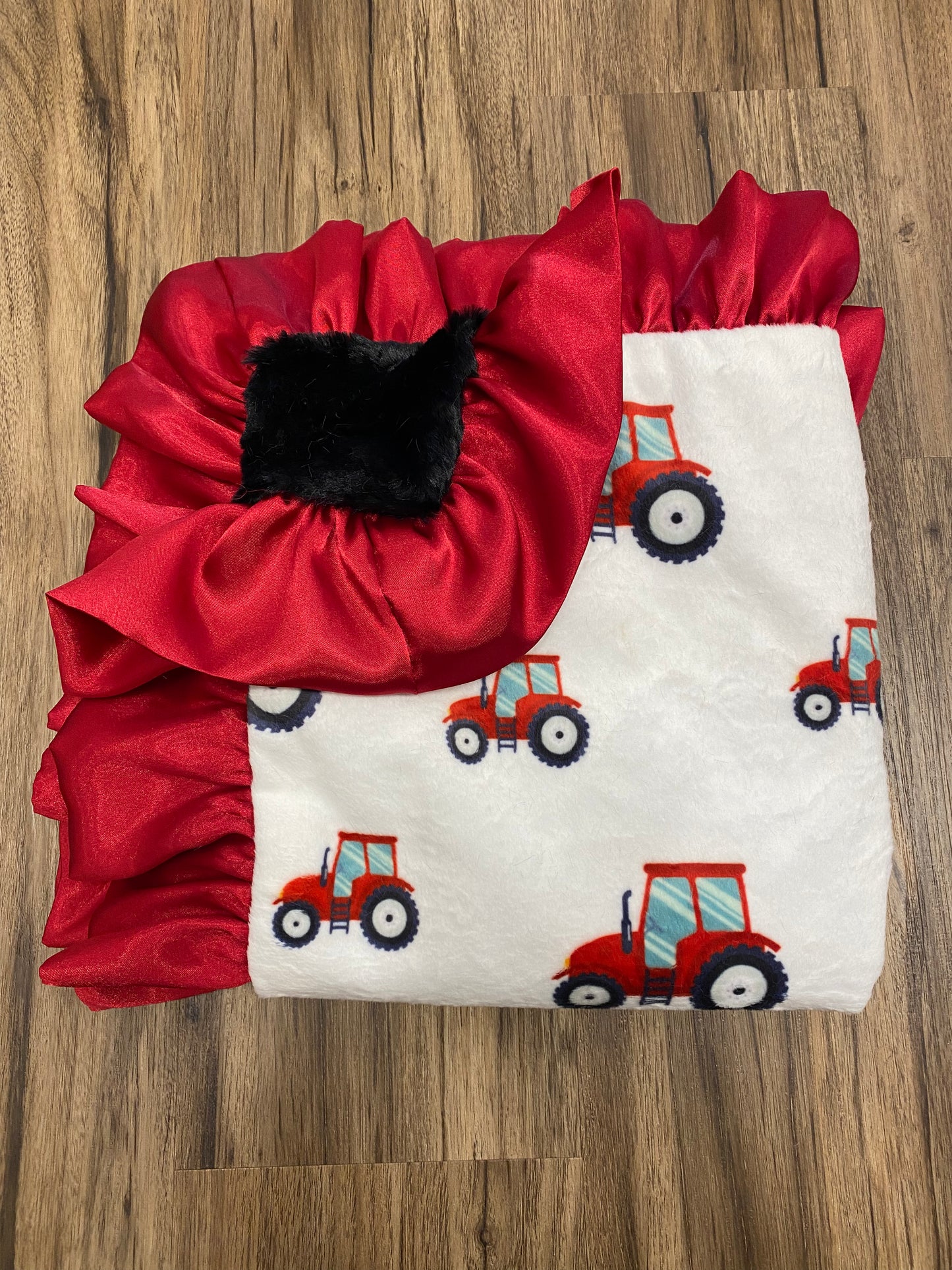 Red Tractor Minky