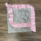 Embossed Floral Minky Blanket