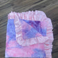 Purple Tie Dye Minky Blanket