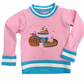 Pumpkin Latte Sequin Crew Neck Sweatshirt