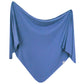 Swaddle Blanket - Indigo Rib