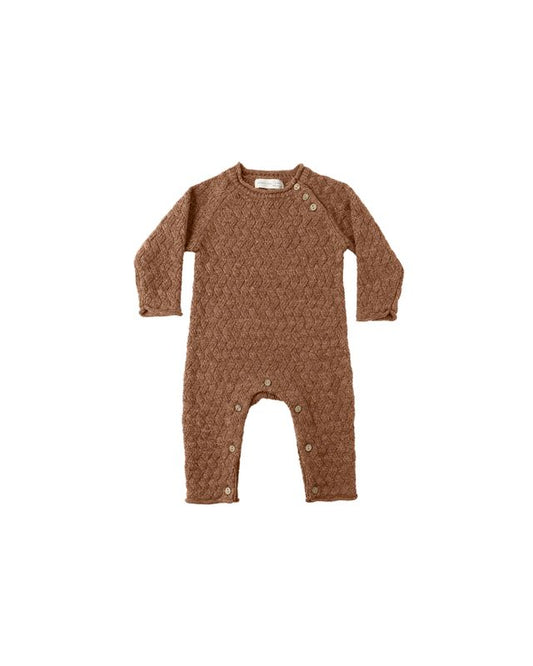 Cozy Heather Knit Jumpsuit // Cedar