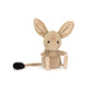 Jerboa Plush toy mouse with a black tail 