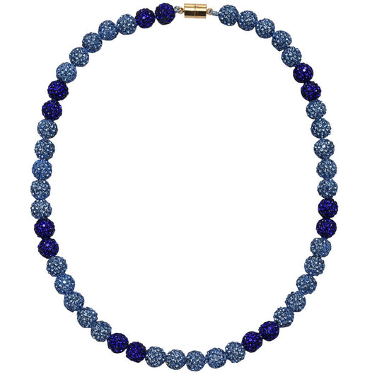 Disco Crystal Necklace // Royal