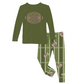 Football Long Sleeve Pjs