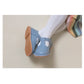 Selina Scalloped T-Strap Mary Jane // Dusty Blue