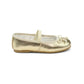 Alia Ballerina Flat // Gold
