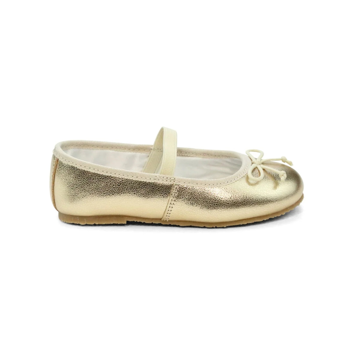 Alia Ballerina Flat // Gold
