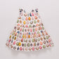 Stunning Bright Colorful Easter dress with detailed Easter Eggs