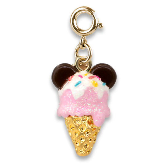 Gold Mickey Ice Cream Charm