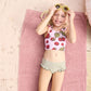 Joy Via Tankini // Pink Raspberries