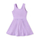 Lavender active dress with built in shorts