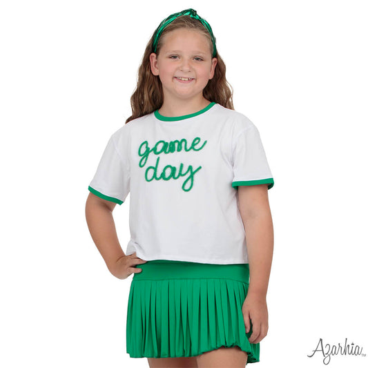 Tinsel "Game Day" Boxy Tee // Green