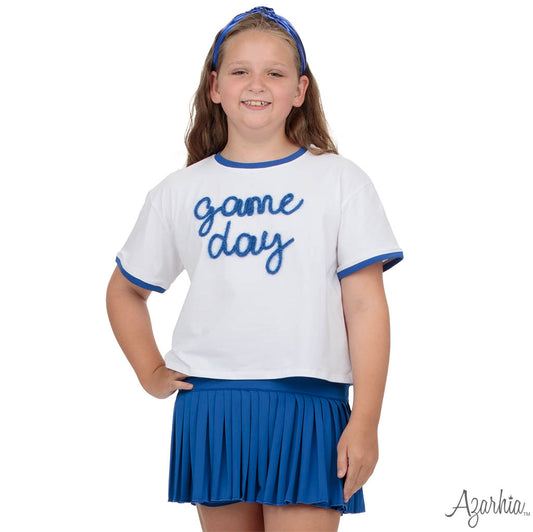 Tinsel "Game Day" Boxy Tee // Royal Blue