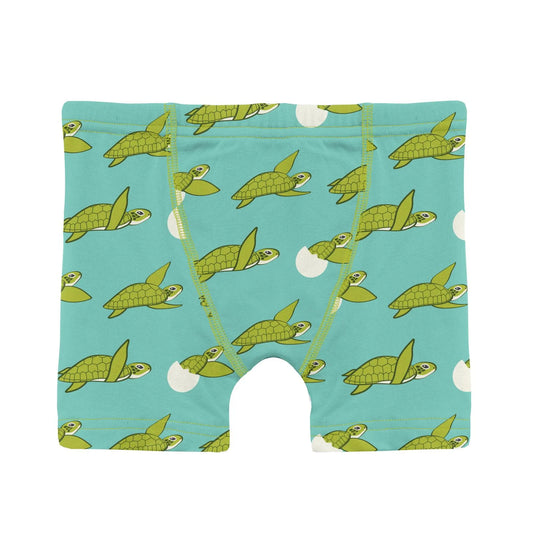 Boy Boxer Brief // Glass Sea Turtles